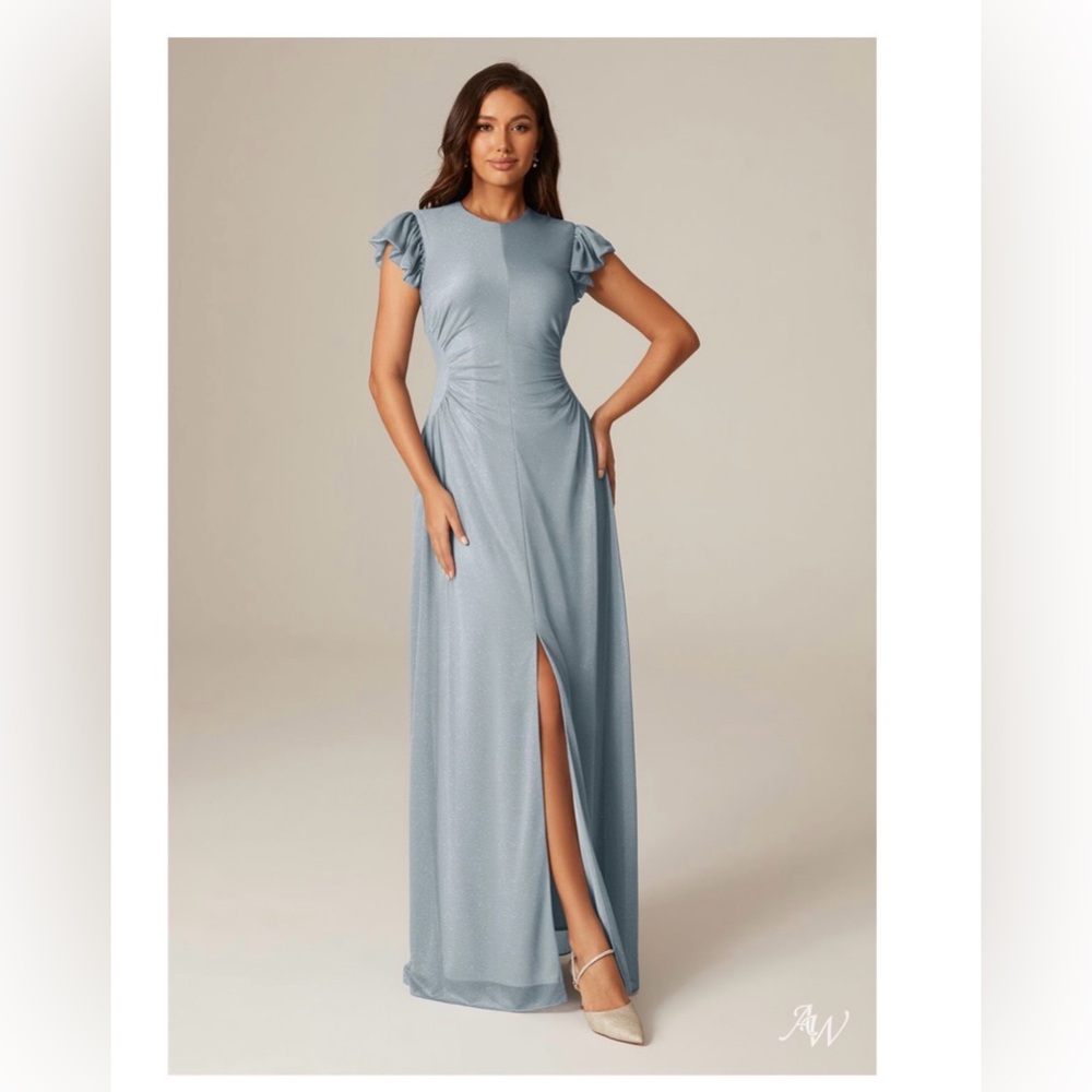 Elegant Blue Evening Gown